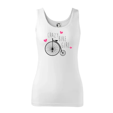 Crazy bike girl