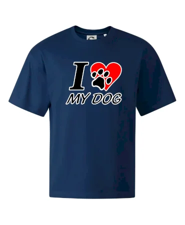 I love my dog - nápis