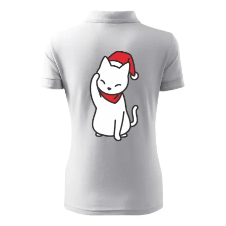 Vánoční kočka mávající