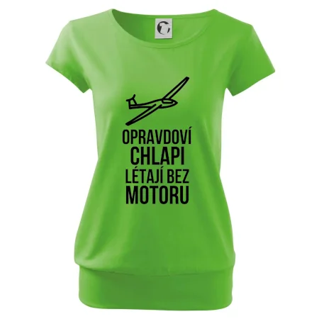Opravdovi chlapi létají bez motoru