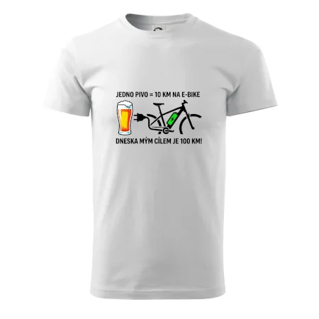 Jedno pivo = 10 km na E-bike. Dneska mým cílem je 100 km!