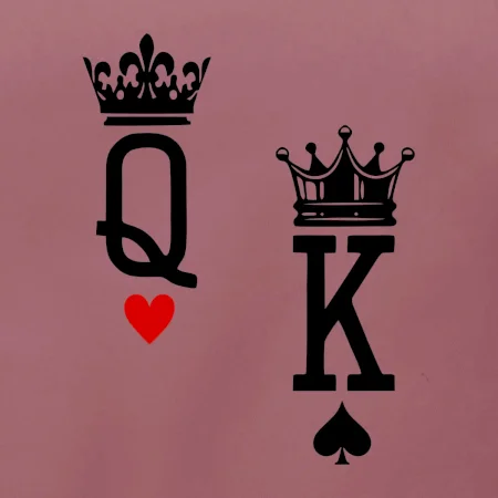 King & Queen logo na prso