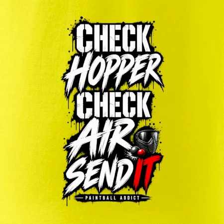 Kontrola zásobníku check hopper air paintball
