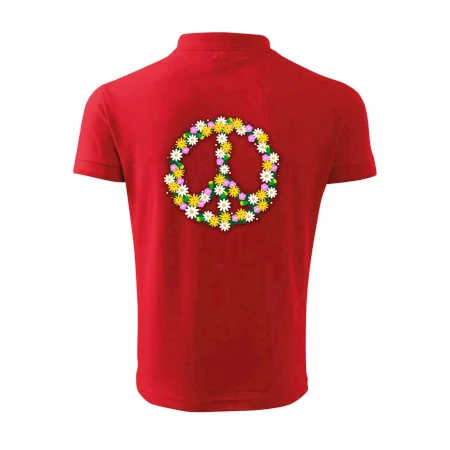 Peace symbol kopretiny