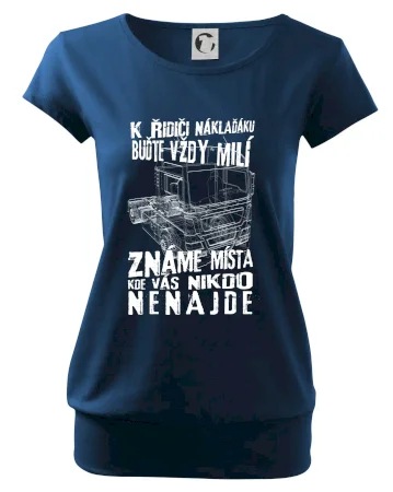 K řidiči náklaďáku buďte vždy milý