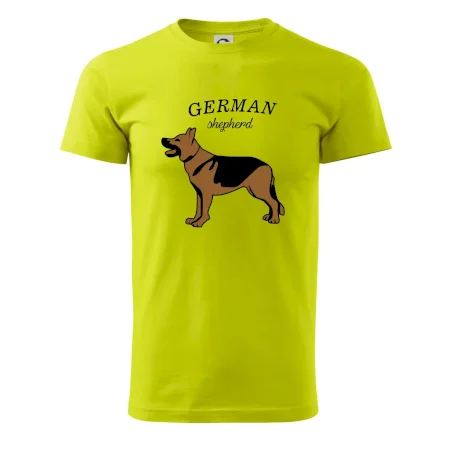 Německý ovčák - hnědý s nápisem