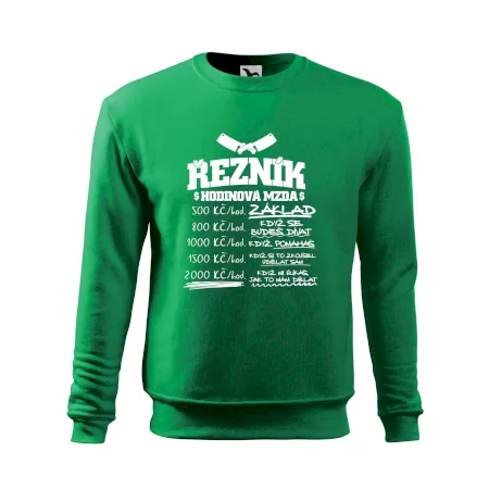 Hodinová mzda řezník