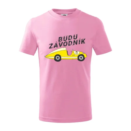 Budu závodník žluté  auto