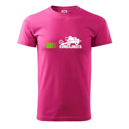 Kombajnista zelená a žlutá