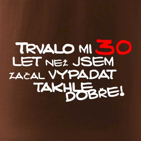 Trvalo mi 30 let než jsem začal vypadat takhle dobře
