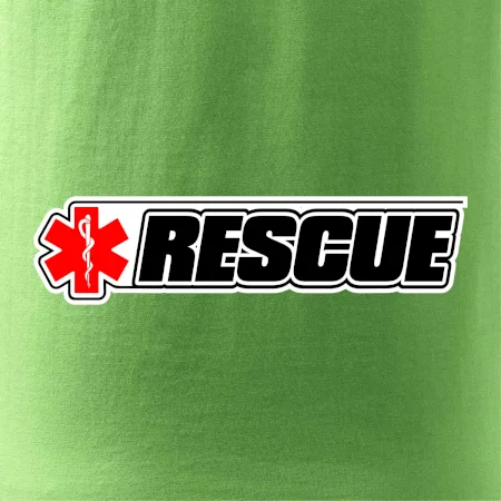 Záchranář rescue kříž červený
