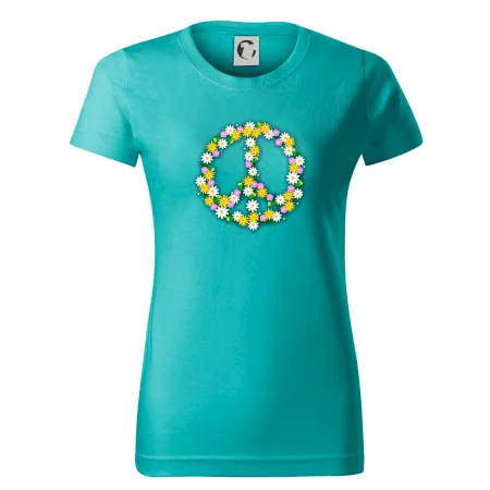 Peace symbol kopretiny