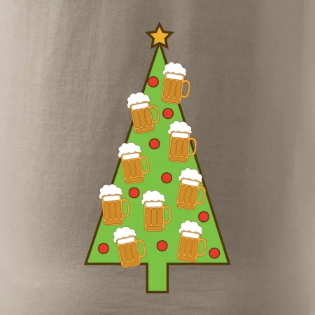 Nic více nepotřebuji - stromeček a pivo (Pecka design)