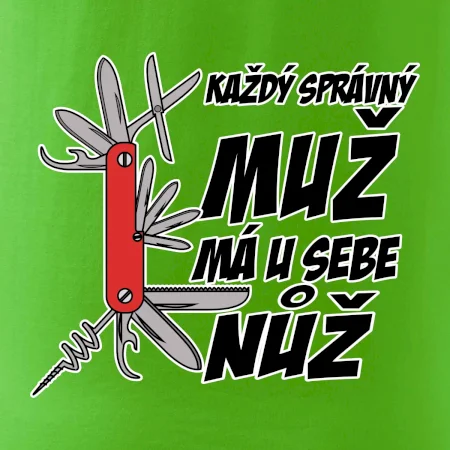 Každý správný muž, má u sebe nůž