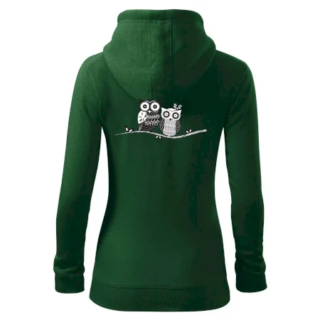 Dvě sovy abstraktní