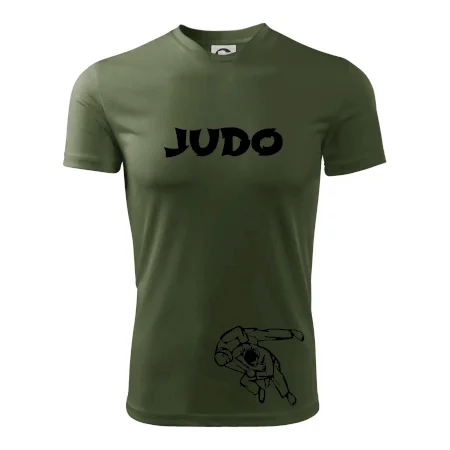 Judo nápis + postavy