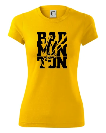Badminton nápis
