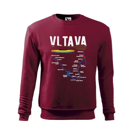 Mapa řeky Vltavy