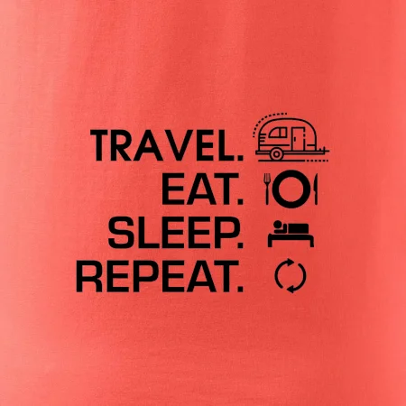 Eat sleep travel - Malý přívěs