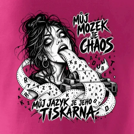 Můj mozek je chaos a jazyk tiskárna