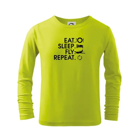 Eat sleep fly repeat