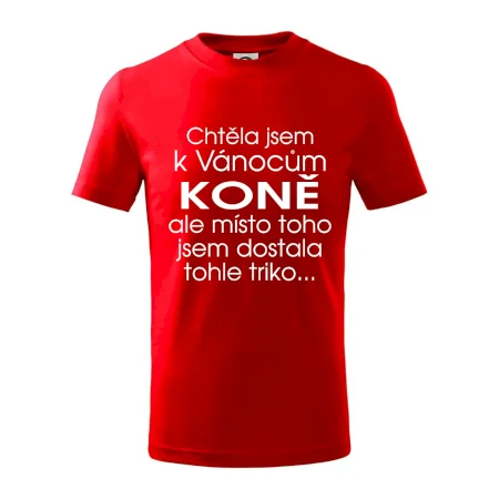 Chtěla jsem k Vánocům koně