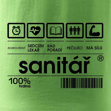 Čárový kód sanitář