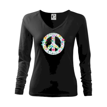 Peace and love symbol