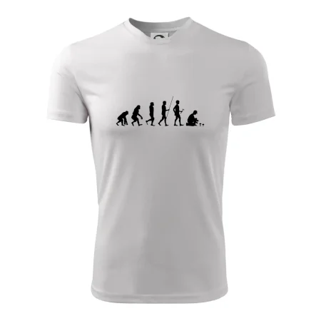 Evoluce houbař muž
