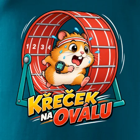 Běžecký křeček na oválu