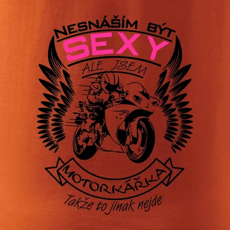 Nesnáším být sexy - motorkářka (motorka)