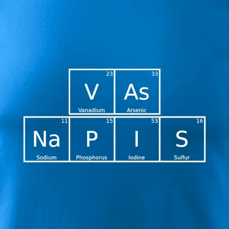 Vlastní nápis - periodická tabulka