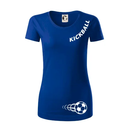 Kickball nápis šikmo