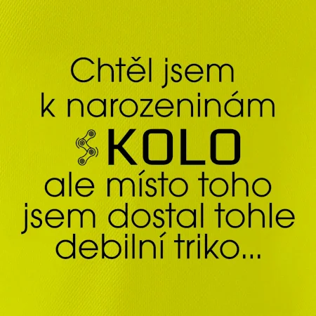 Chtěl jsem dostat k narozeninám kolo