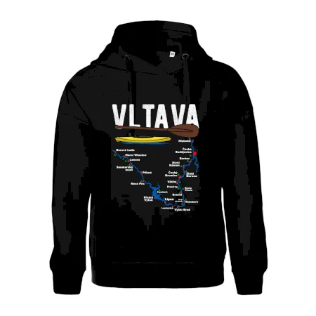 Mapa řeky Vltavy