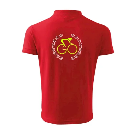 GO cyklista (fluo potisk)