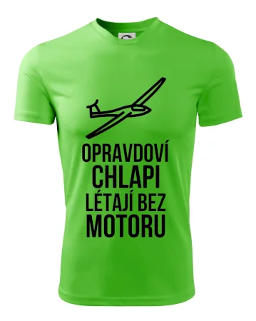 Opravdovi chlapi létají bez motoru