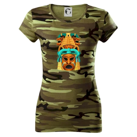 Mayové maska s pyramidou