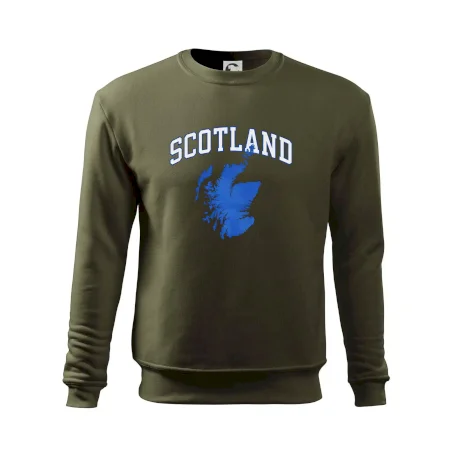 Scotland nápis s mapou