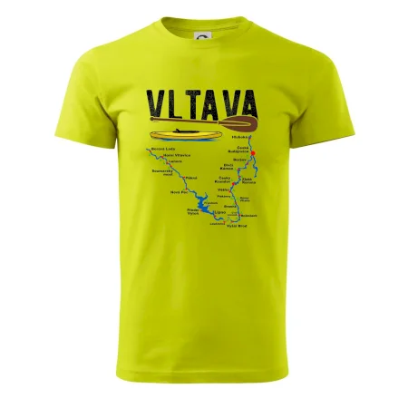 Mapa řeky Vltavy