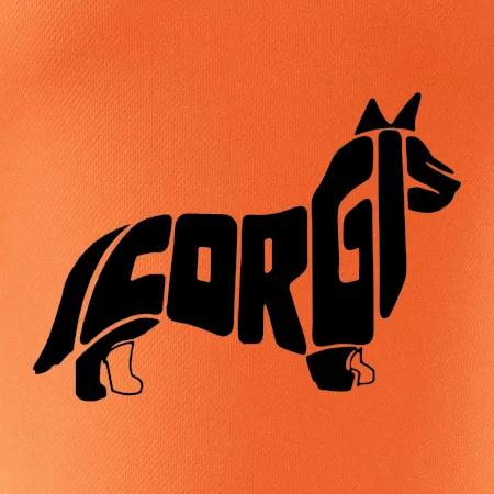 Corgi - nápis v těle