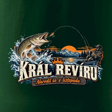 Listopadový rybář král revíru se štikou