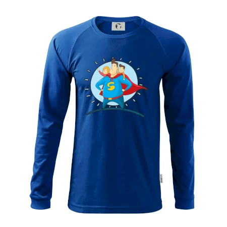 Táta superman - holka a kluk
