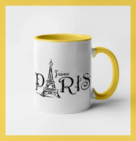 Paris nápis Eiffelovka rovný