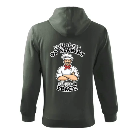 Lepší břicho od slaniny než hrb od práce