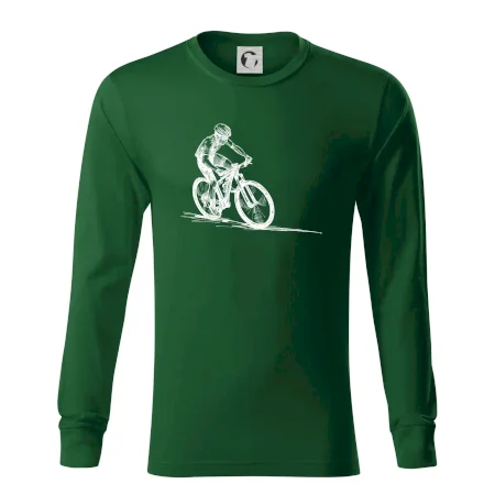 MTB kreslený cyklista