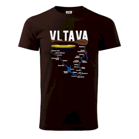 Mapa řeky Vltavy