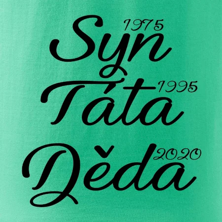 Syn, táta děda - vaše ročníky