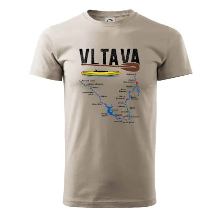 Mapa řeky Vltavy