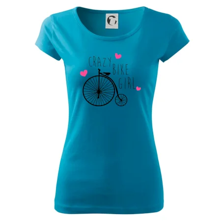 Crazy bike girl